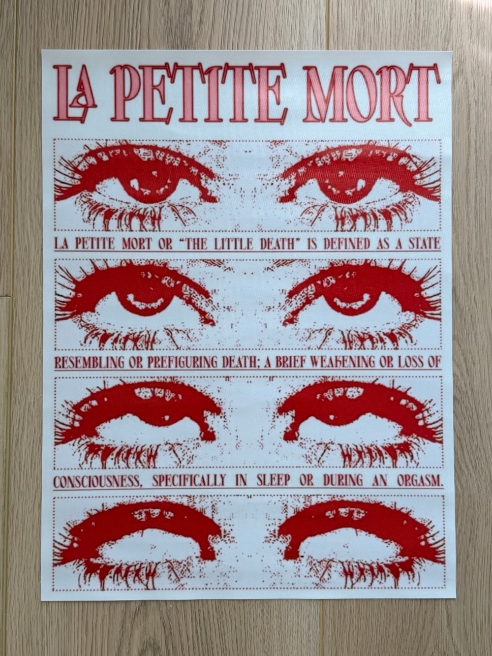 La Petite Mort Canvas Art Print Poster